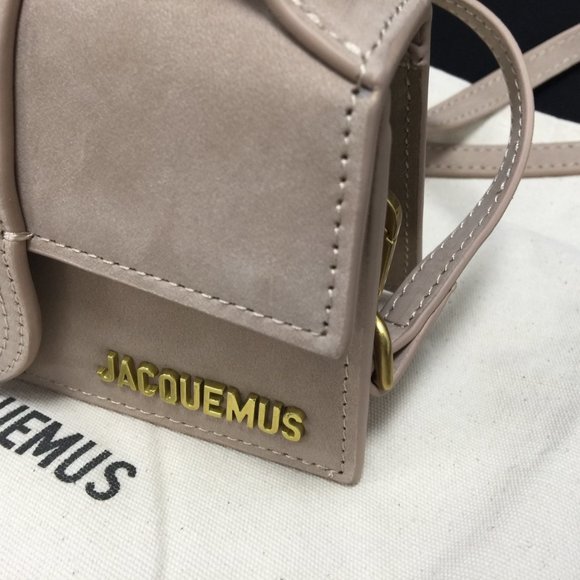 Jacquemus Le Bambino Mini Flap Bag Dark Beige - Picture 4 of 10